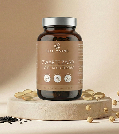 Zwarte Zaad Softgels  (450 mg, Koudgeperst)