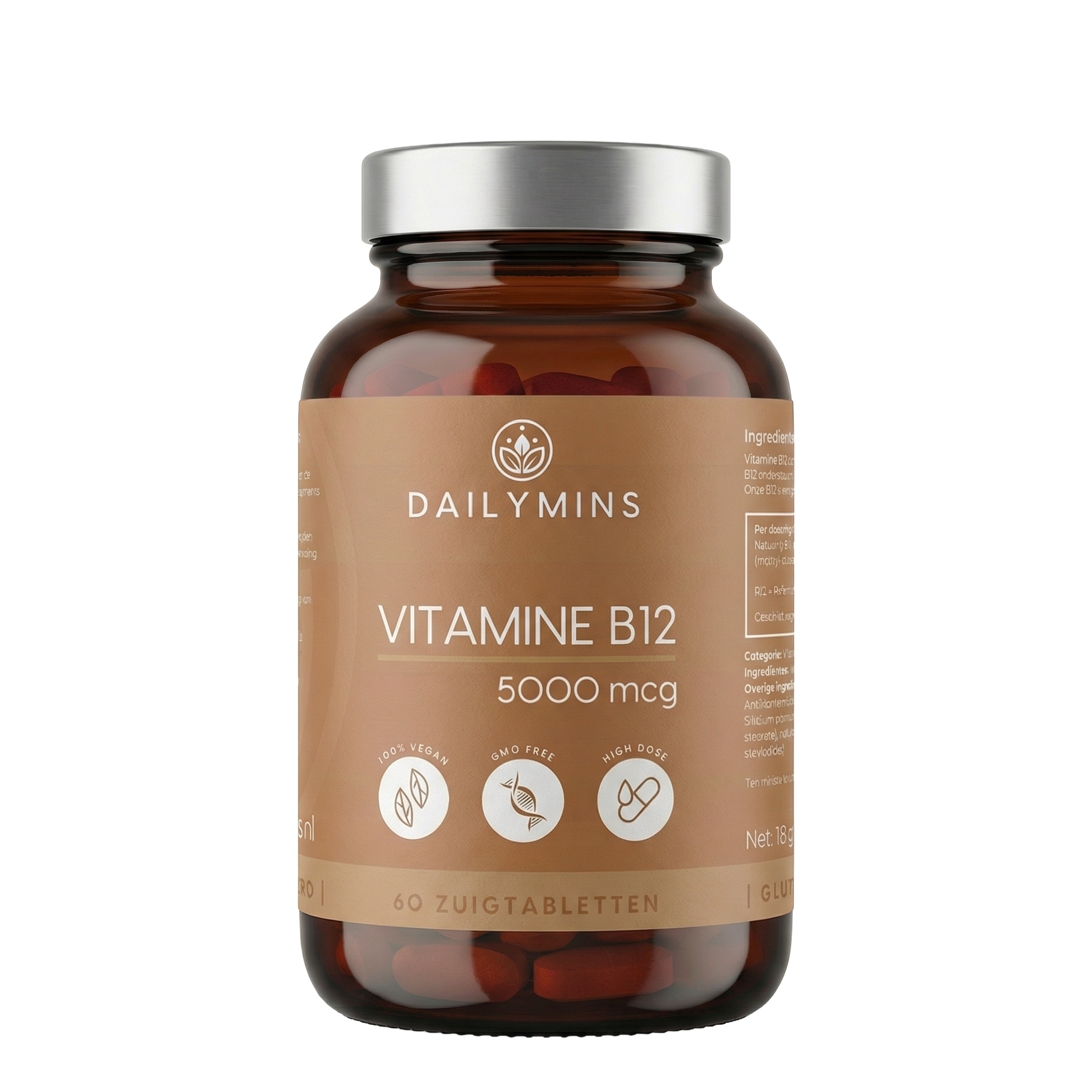 Vitamine B12 5000 (Zuigtabletten)