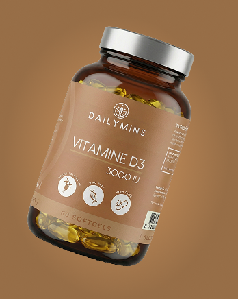 Vitamine D3 3000 Softgels  in Olijfolie